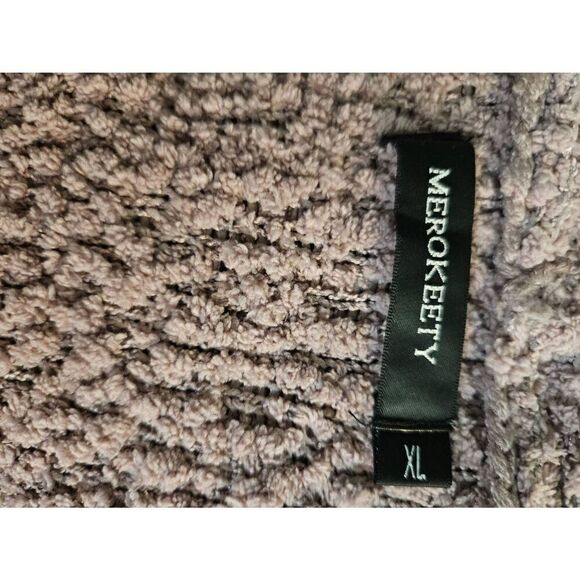 Merokeety mauve colored super soft cardigan.  Size XL. - Picture 4 of 5